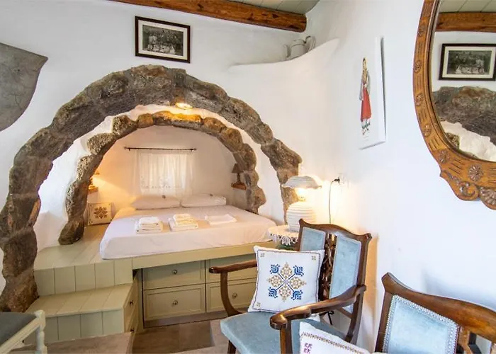 Messes Traditional Stone House With Amazing Sea View 2 펜션 Mandrákion